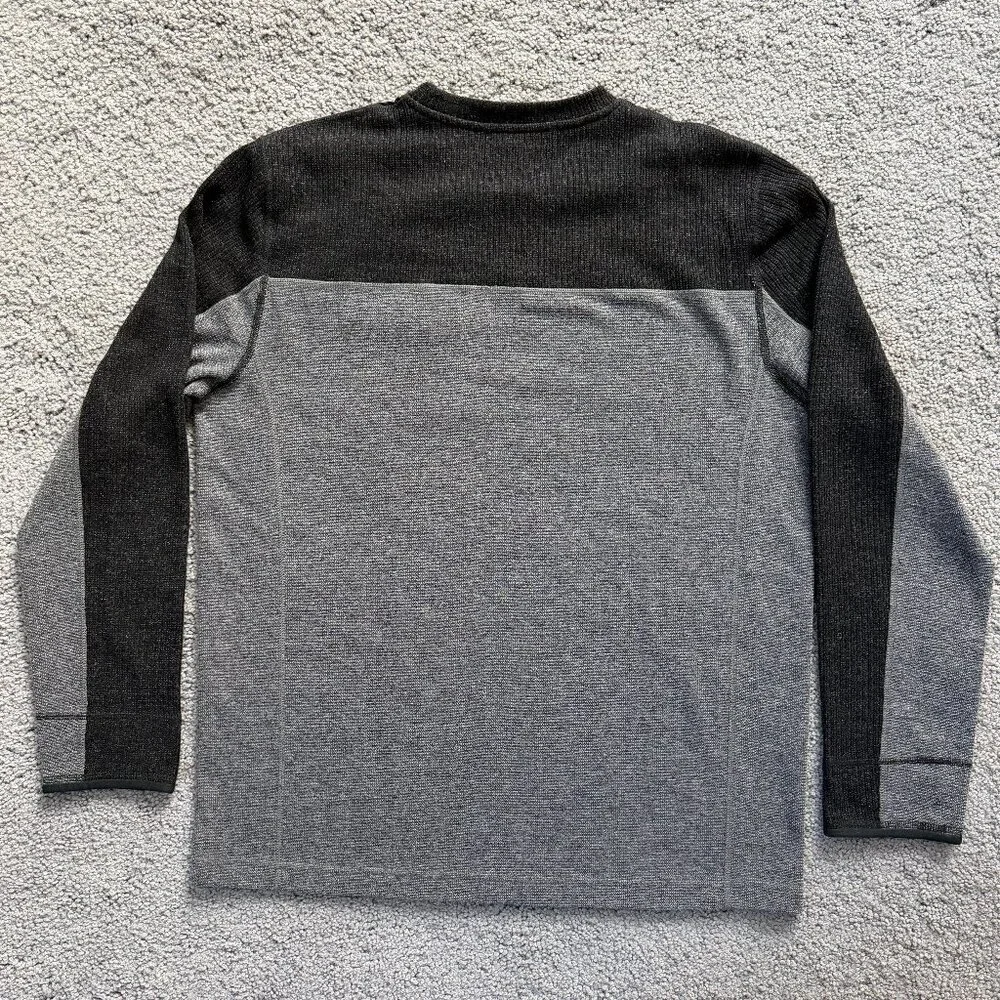 prAna Men's Lonan Sweater in Men's Size XL-Charcoal Black Colorway- Excel. Cond.